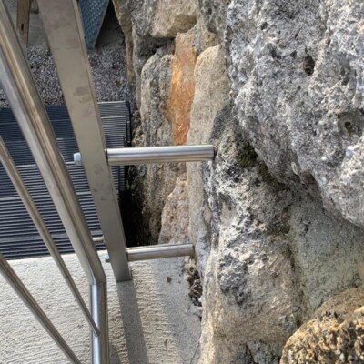 Produktfoto: Edelstahltreppe mit Stabgeländer in Niederösterreich 11