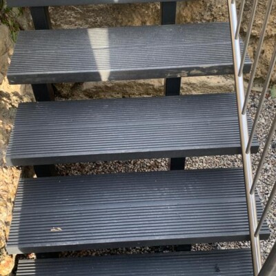 Produktfoto: Edelstahltreppe mit Stabgeländer in Niederösterreich 11