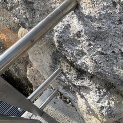 Produktfoto: Edelstahltreppe mit Stabgeländer in Niederösterreich 11