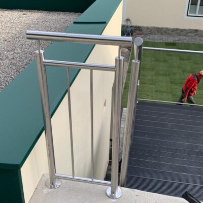 Produktfoto: Edelstahltreppe mit Stabgeländer in Niederösterreich 11