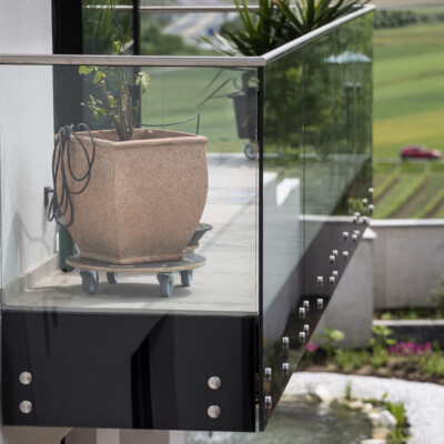 Produktfoto: Nurglasgeländer 18