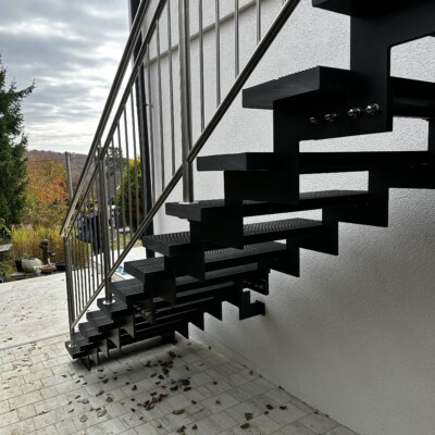 Produktfoto: Stahlwangentreppe abgetreppt 6