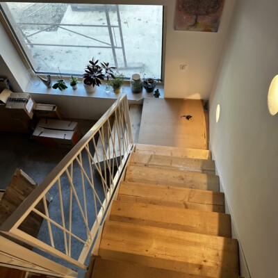 Produktfoto: Stahlwangen-Podesttreppe 5