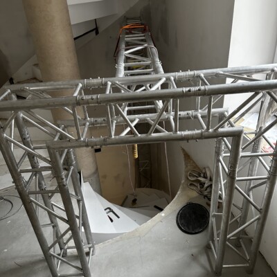 Produktfoto: Spindeltreppe Faltwerk-Optik 5