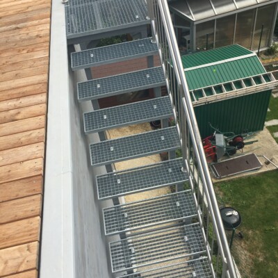 Produktfoto: Zweiholmtreppe auf Dachterrasse 4
