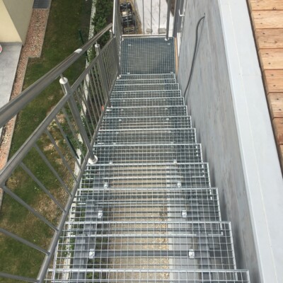 Produktfoto: Zweiholmtreppe auf Dachterrasse 4